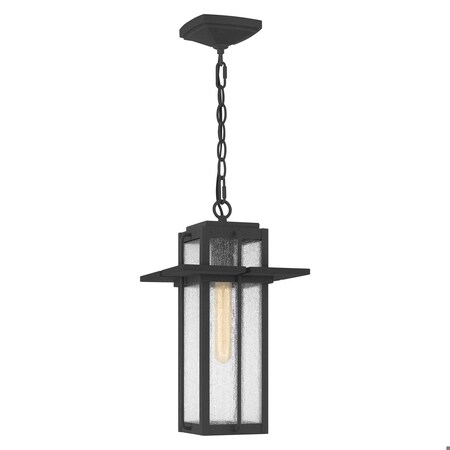 Quoizel Randall 1-Light Mottled Black Mini Pendant RDL1509MB
